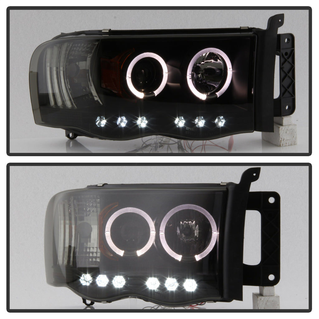 Spyder Auto 5078384 Halo LED Projector Headlights for Select Dodge Ram 1500, Dodge Ram 2500, Dodge Ram