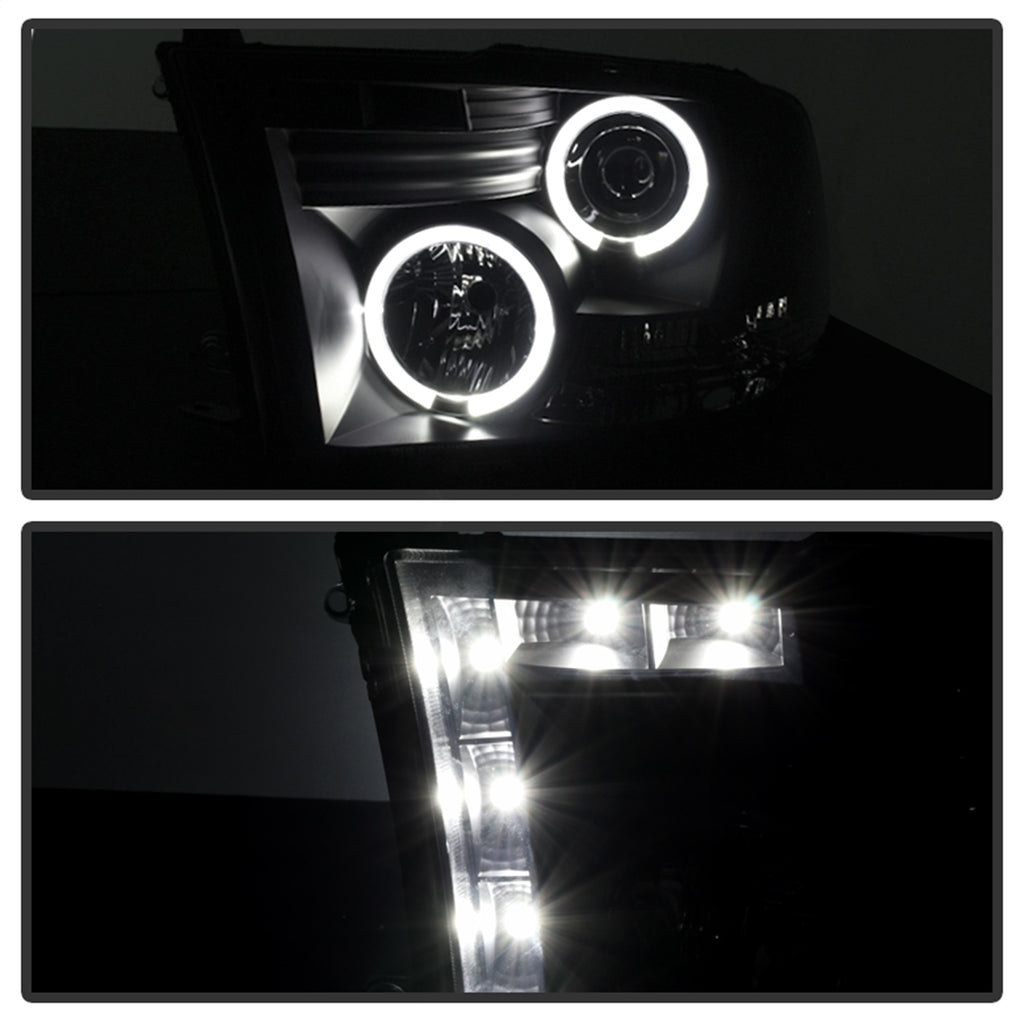 Spyder Auto 5078407 Halo LED Projector Headlights for Select Dodge Ram 1500, Dodge Ram 2500, Dodge Ram 3500, Ram 1500, Ram 2500, Ram