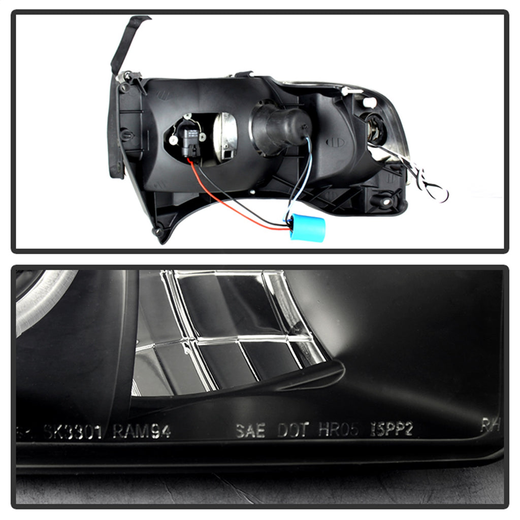 Spyder Auto 5078414 Halo LED Projector Headlights for Select Dodge Ram 1500, Dodge Ram 2500, Dodge Ram