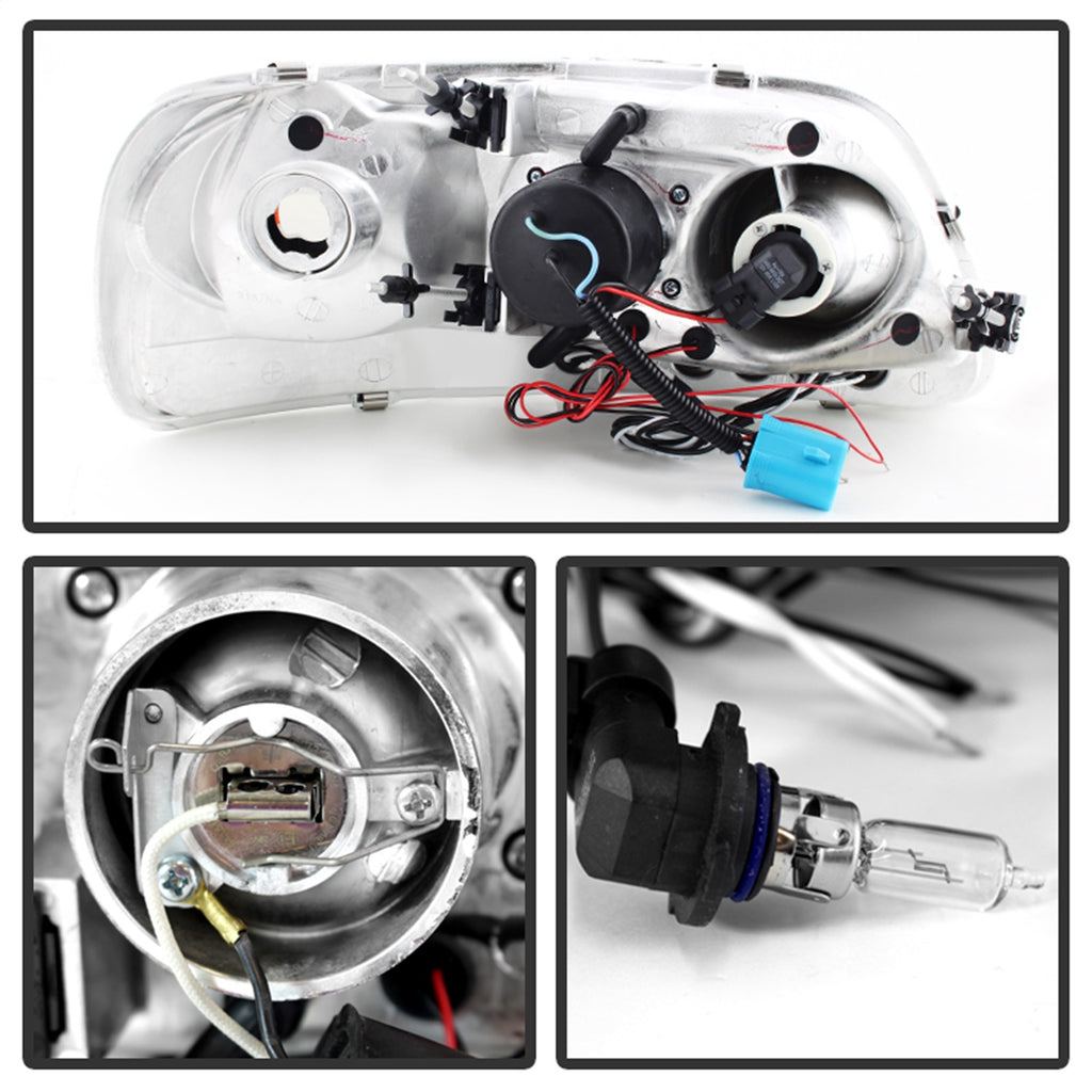 Spyder Auto 5078445 Halo LED Projector Headlights for Select Ford Expedition, Ford F-150