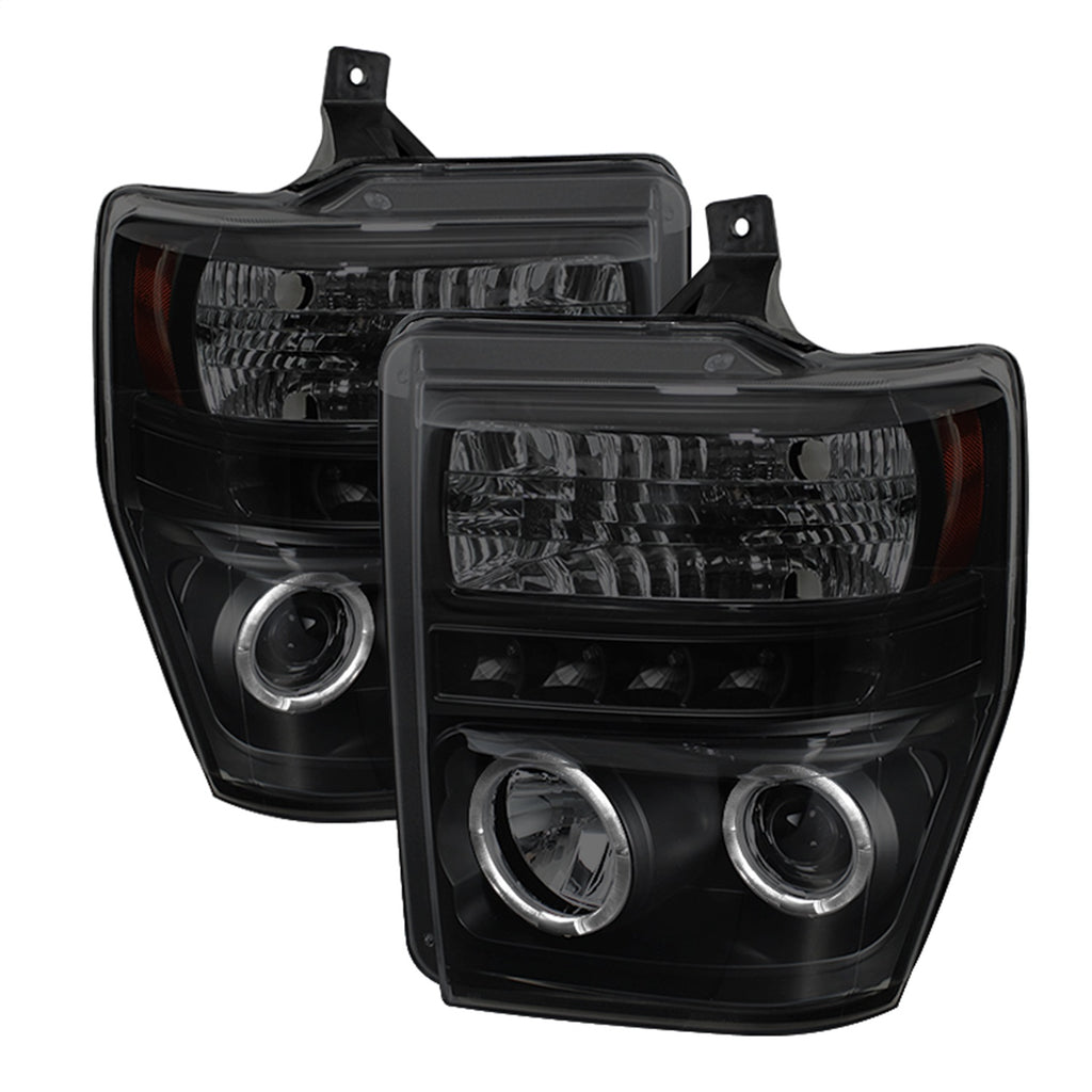 Spyder Auto 5078490 Halo LED Projector Headlights for Select Ford F-250 Super Duty, Ford F-350 Super Duty, Ford F-450 Super Duty