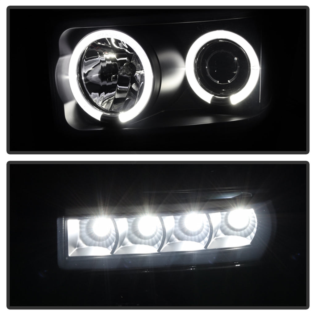 Spyder Auto 5078490 Halo LED Projector Headlights for Select Ford F-250 Super Duty, Ford F-350 Super Duty, Ford F-450 Super Duty