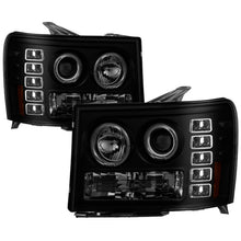 Load image into Gallery viewer, Spyder Auto 5078506 Halo LED Projector Headlights for Select GMC Sierra 1500, GMC Sierra HD, GMC Sierra HD