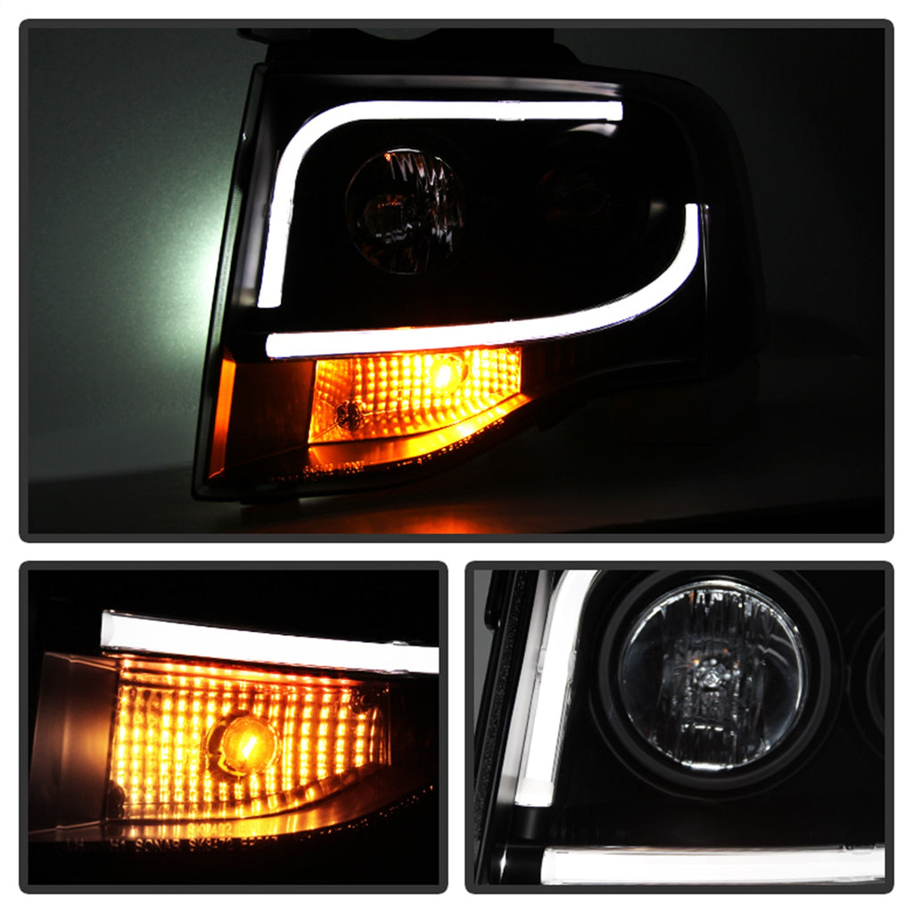 Spyder Auto 5079503 DRL Projector Headlights for Select Ford Expedition