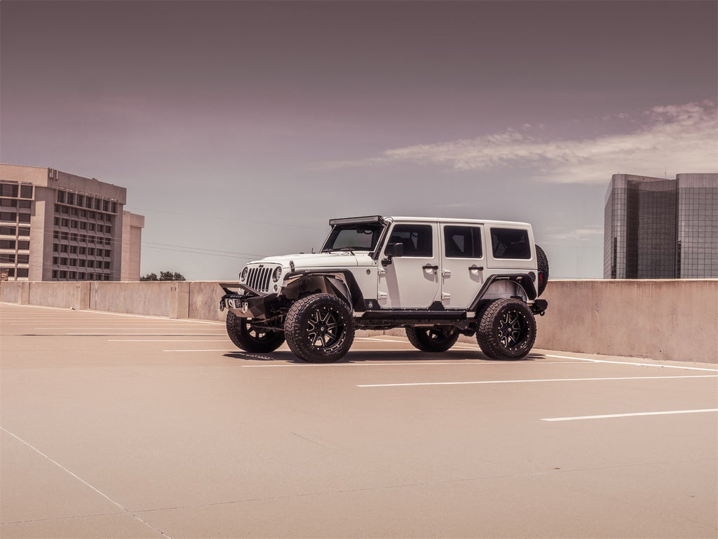 Road Armor 507AFF0B Stealth Fender Flare Body Armor for Select Jeep Wrangler, Jeep Wrangler JK