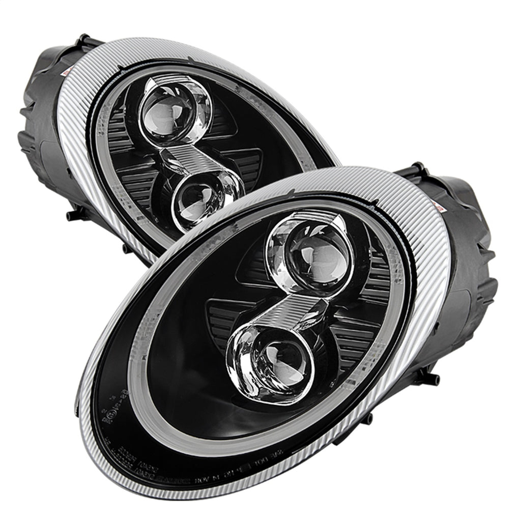 Spyder Auto 5080134 DRL LED Projector Headlights for Select Porsche 911