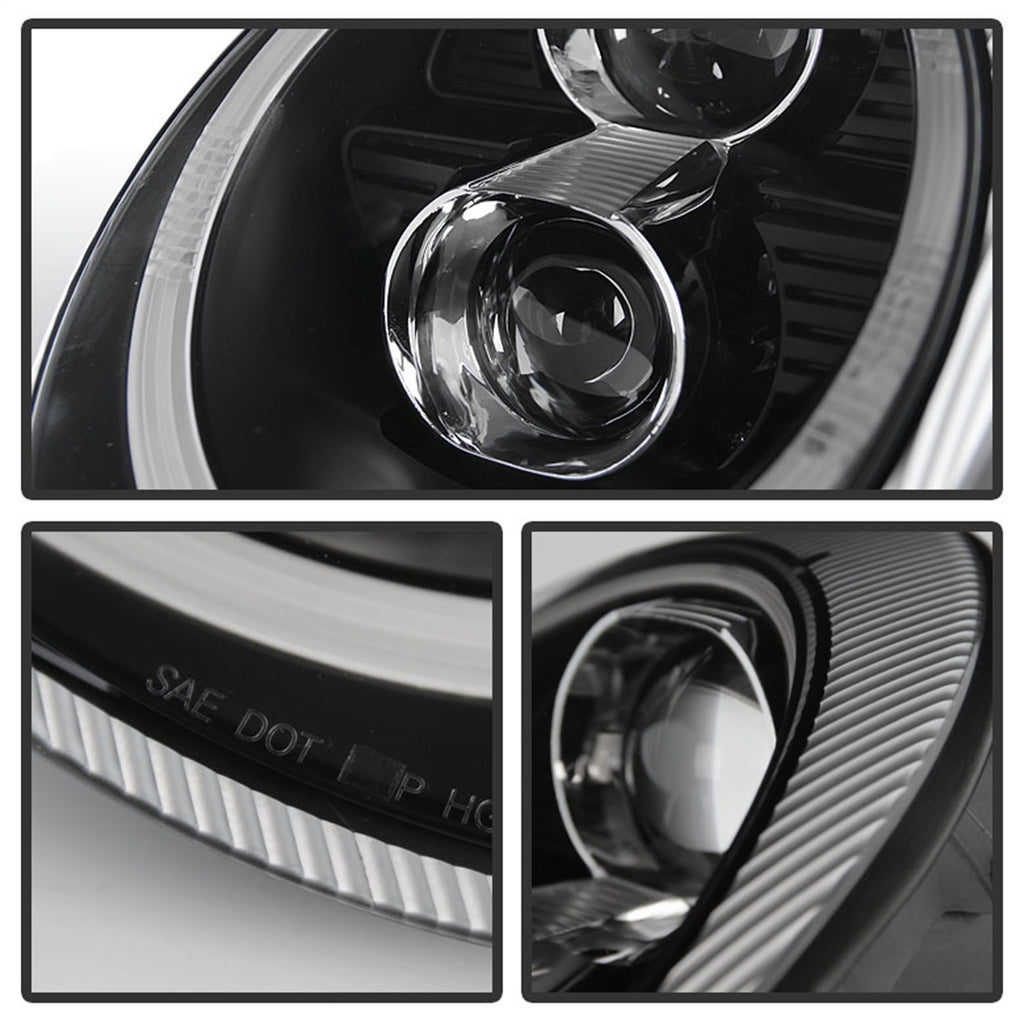 Spyder Auto 5080134 DRL LED Projector Headlights for Select Porsche 911