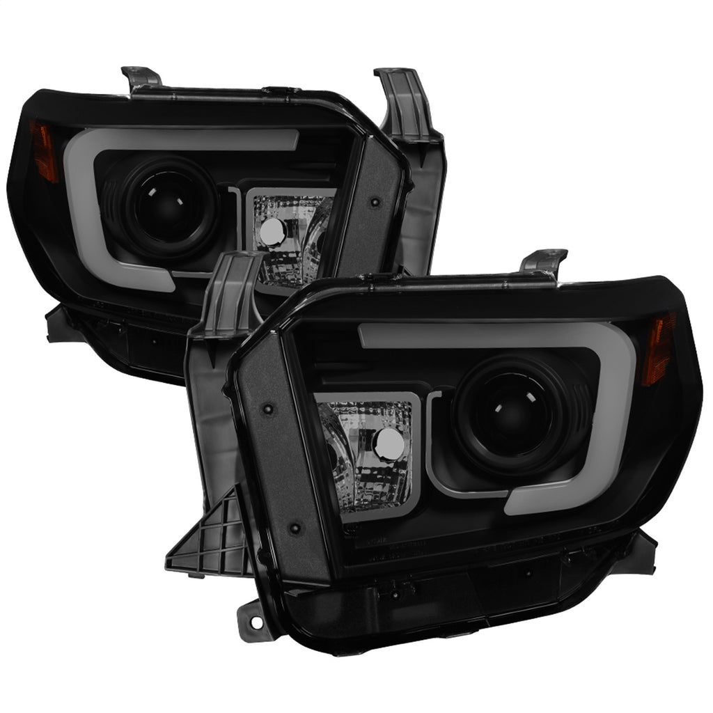 Spyder Auto 5080165 DRL Projector Headlights for Select Toyota Tundra