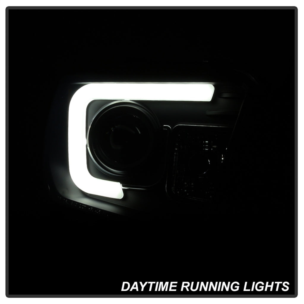 Spyder Auto 5080165 DRL Projector Headlights for Select Toyota Tundra