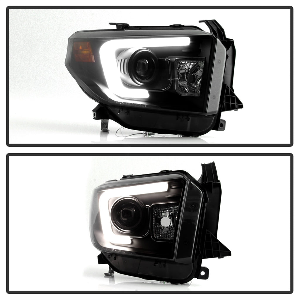 Spyder Auto 5080165 DRL Projector Headlights for Select Toyota Tundra