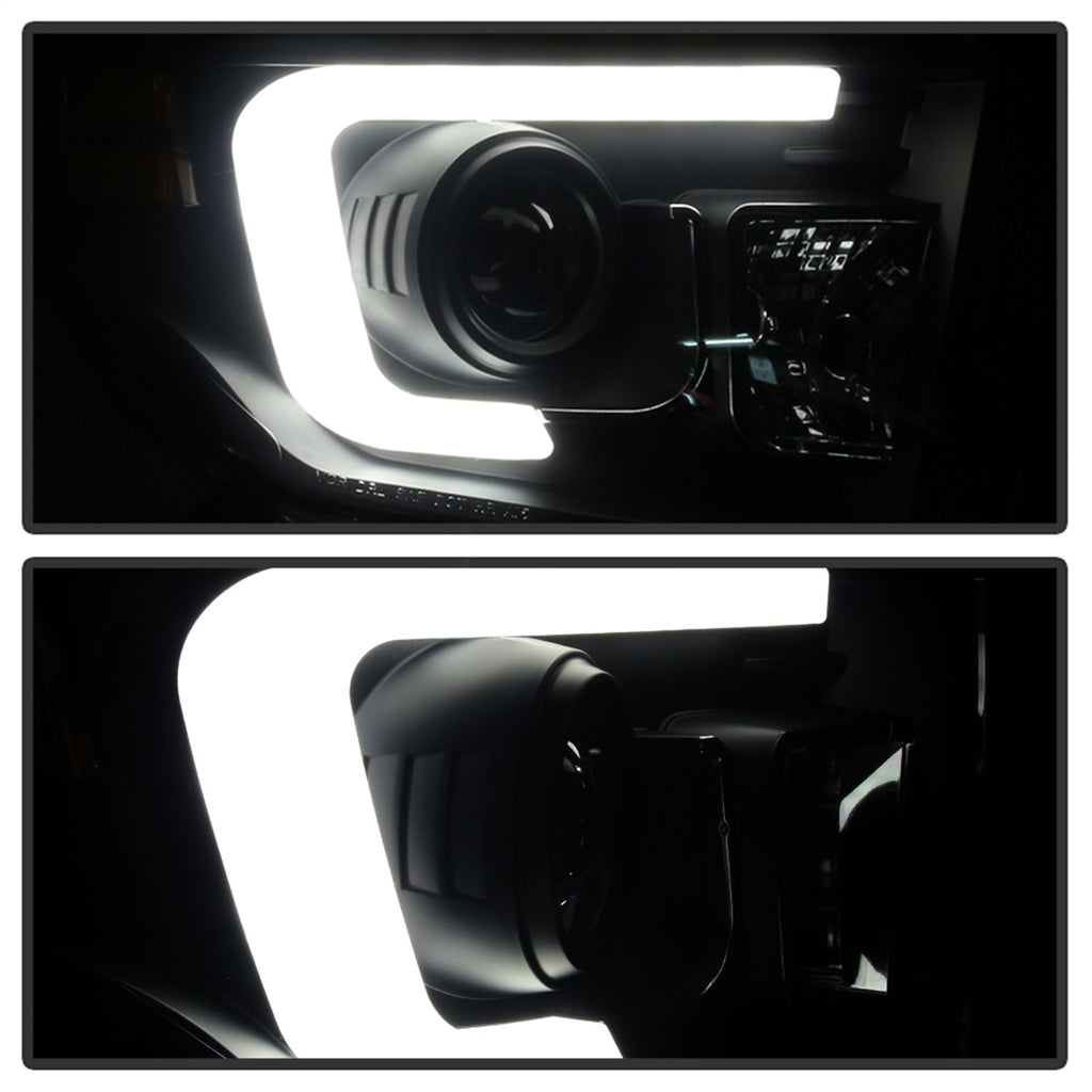 Spyder Auto 5080165 DRL Projector Headlights for Select Toyota Tundra