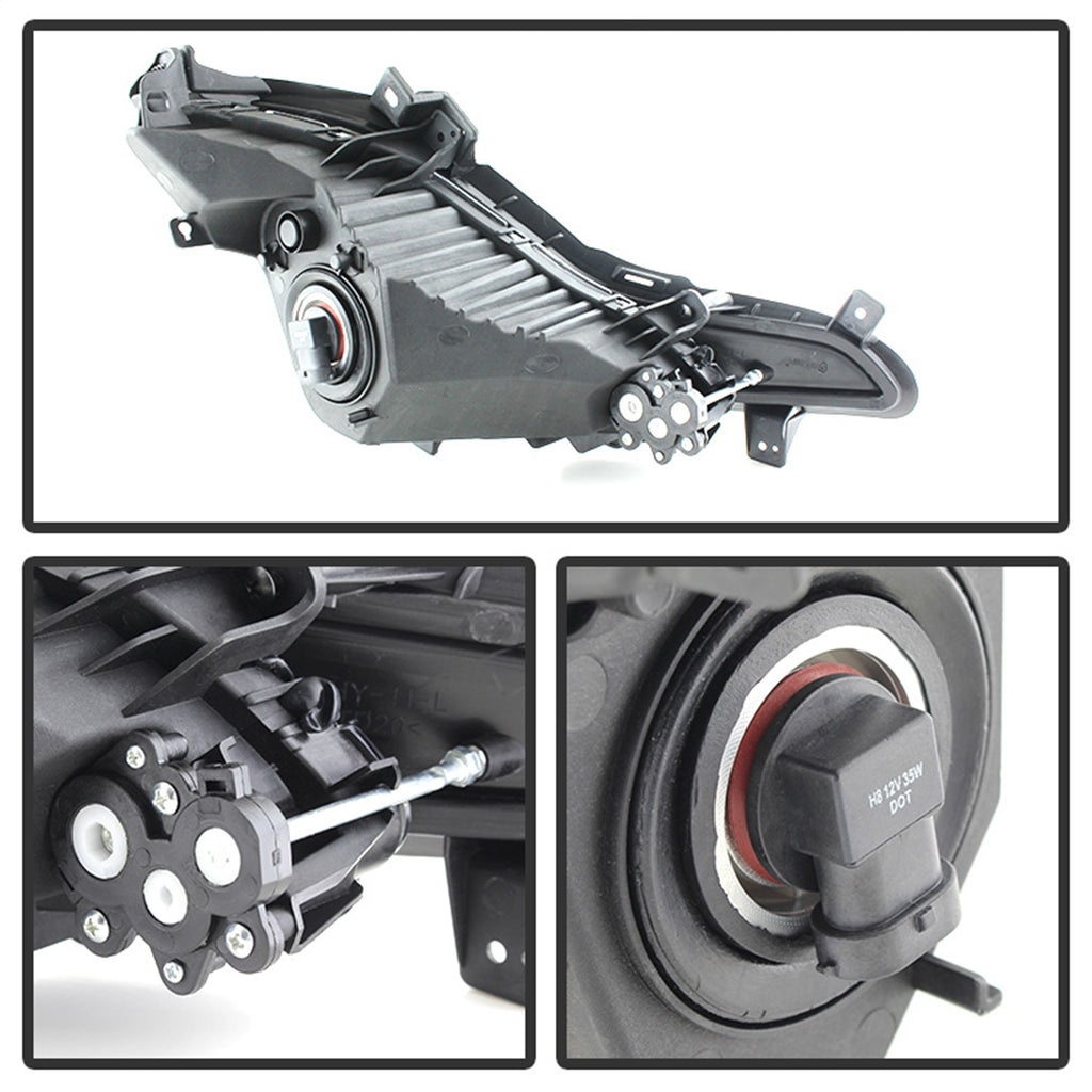 Spyder Auto 5080462 OEM Fog Lights for Select Hyundai Elantra