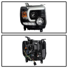 Load image into Gallery viewer, Spyder Auto 5080523 DRL Projector Headlights for Select GMC Sierra 1500, GMC Sierra HD, GMC Sierra HD