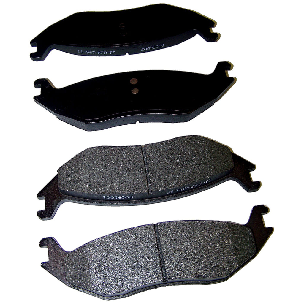 Crown Automotive Jeep Replacement 5080563AC Rear Brake Pad Set for Select 2002+ Dodge Ram 1500, Durango and Chrysler Aspen