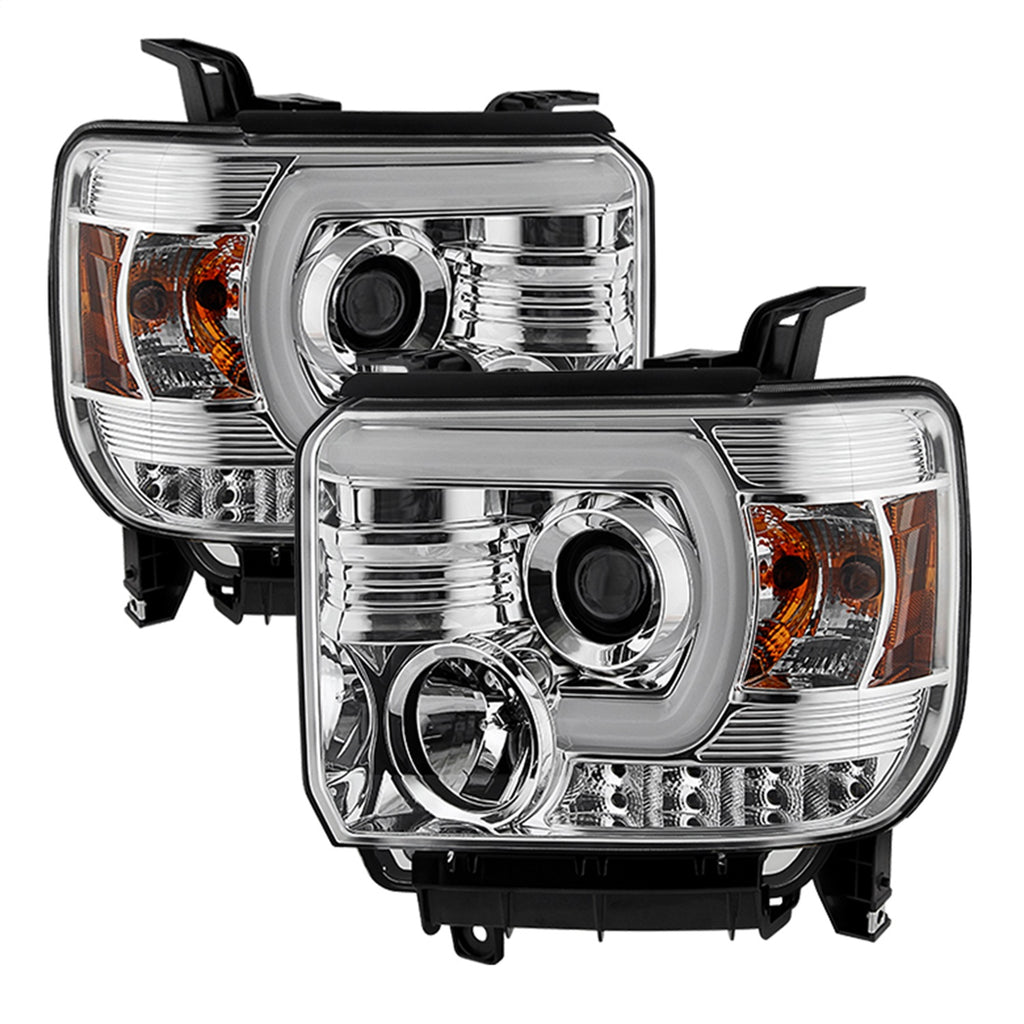 Spyder Auto 5080622 DRL LED Projector Headlights for Select GMC Sierra 1500, GMC Sierra HD, GMC Sierra HD