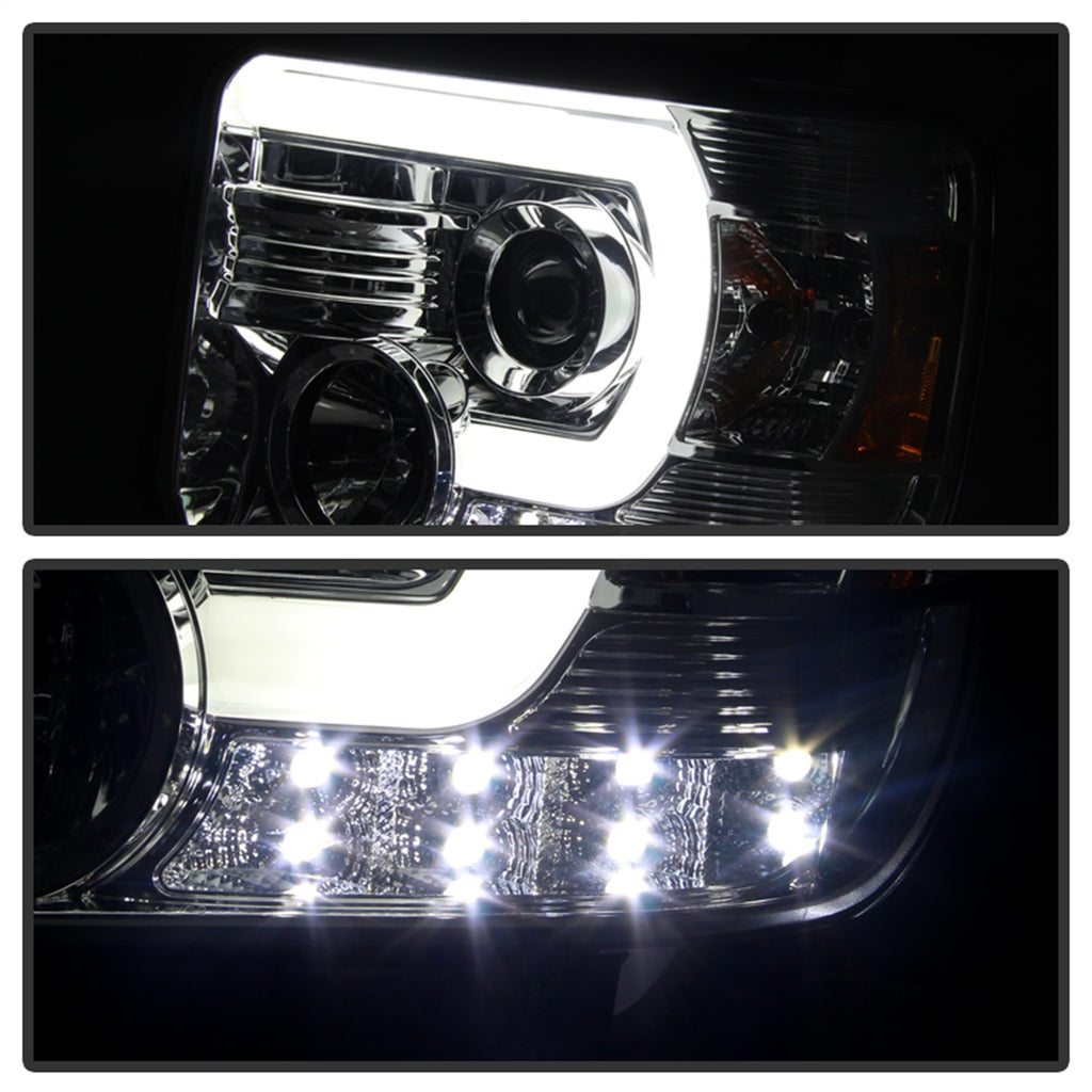Spyder Auto 5080622 DRL LED Projector Headlights for Select GMC Sierra 1500, GMC Sierra HD, GMC Sierra HD
