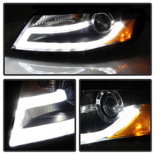 Load image into Gallery viewer, Spyder Auto 5080752 DRL LED Projector Headlights for Select Audi A4