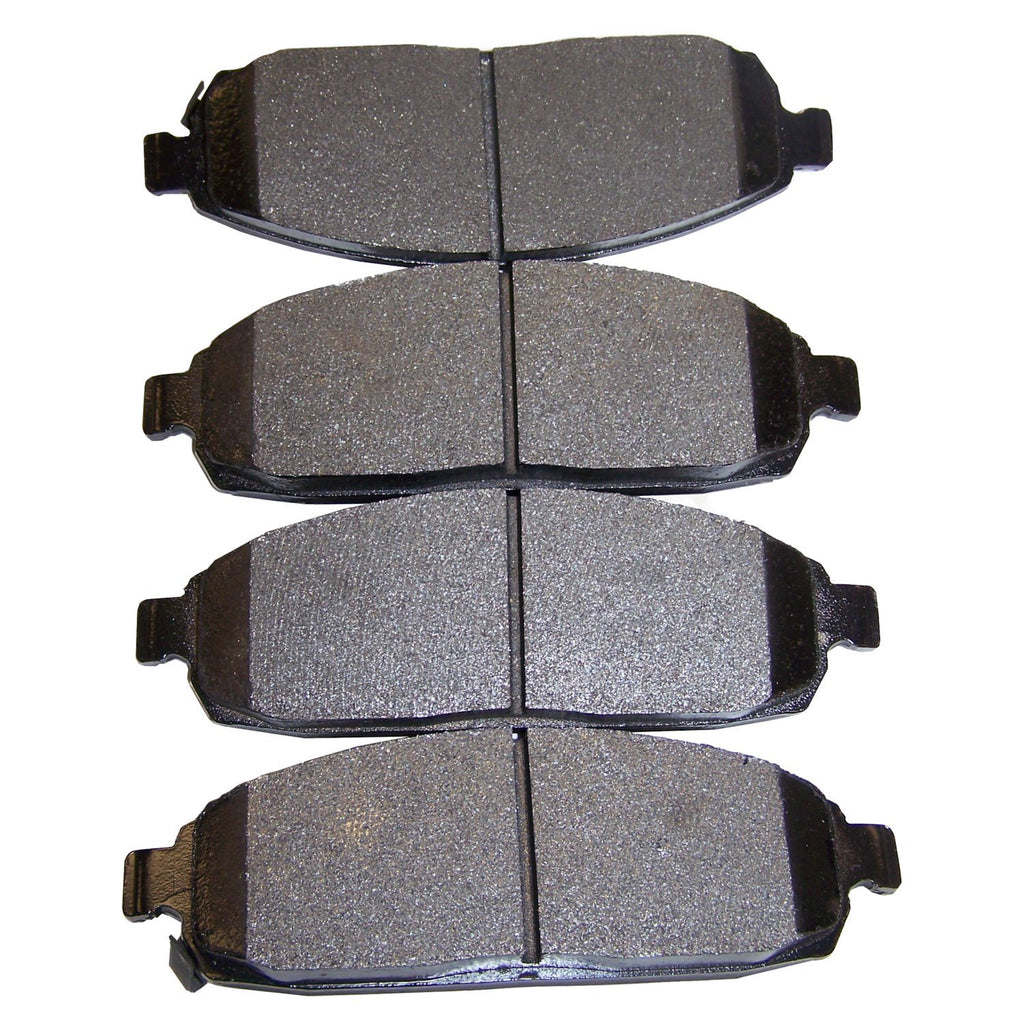 Crown Automotive Jeep Replacement 5080868AA Front Brake Pad Set for 2005-2010 Jeep Grand Cherokee w/o SRT8 & Commander for Select Jeep Commander, Jeep Grand Cherokee