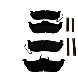 Crown Automotive Jeep Replacement 5080871AA Rear Brake Pad Set for Jeep 2005-2010 Grand Cherokee w/o SRT8 & Commander for Select Jeep Commander, Jeep Grand Cherokee