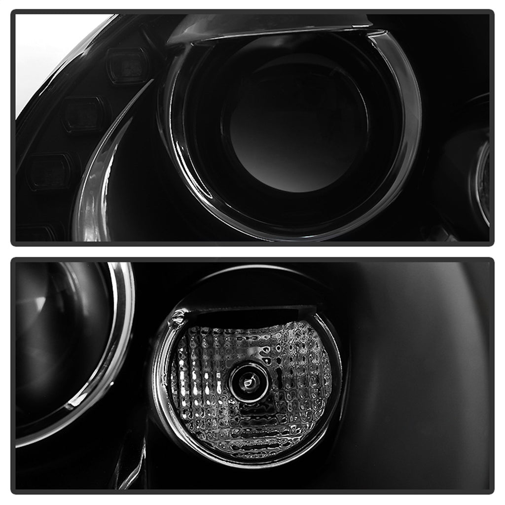 Spyder Auto 5080929 DRL LED Projector Headlights for Select Volkswagen Beetle