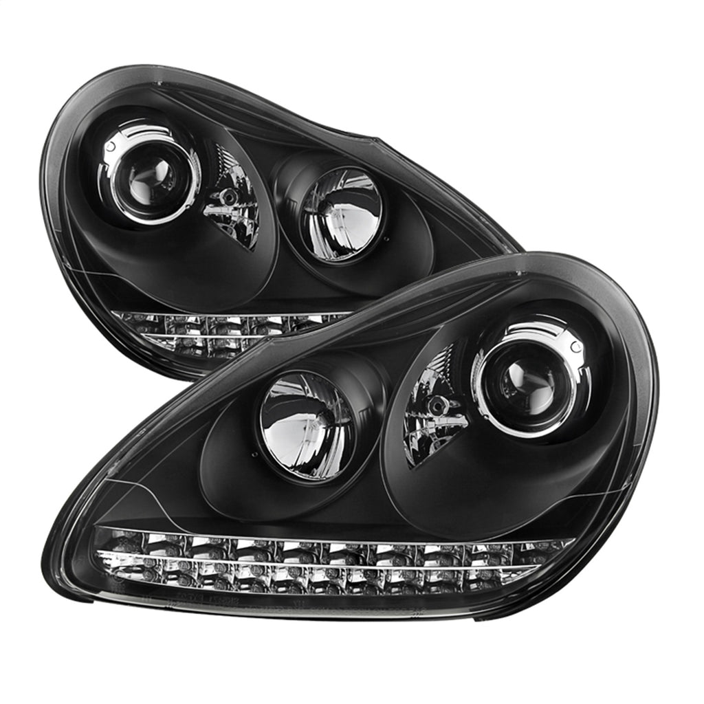 Spyder Auto 5080967 DRL LED Projector Headlights for Select Porsche Cayenne