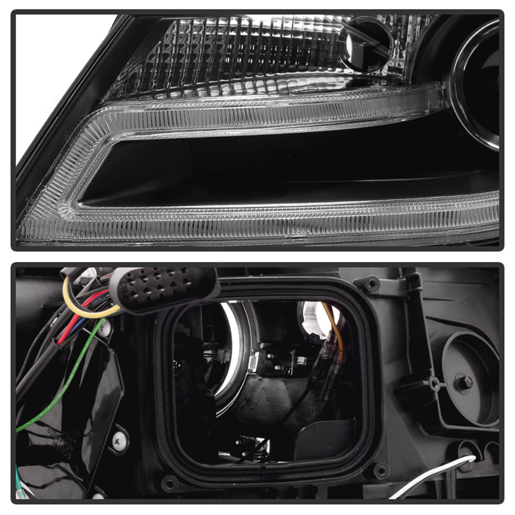 Spyder Auto 5081544 DRL LED Projector Headlights for Select Audi A4