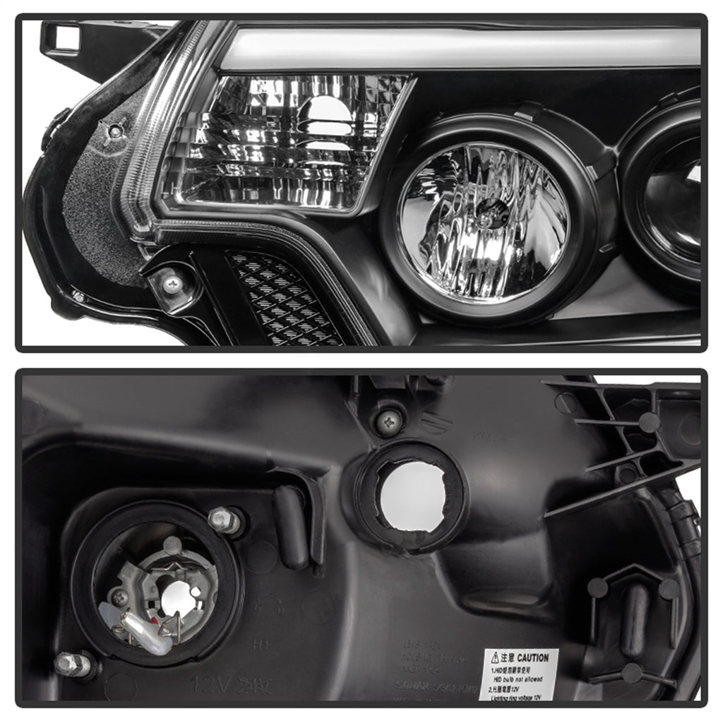 Spyder Auto 5081711 DRL Projector Headlights for Select Toyota Tacoma