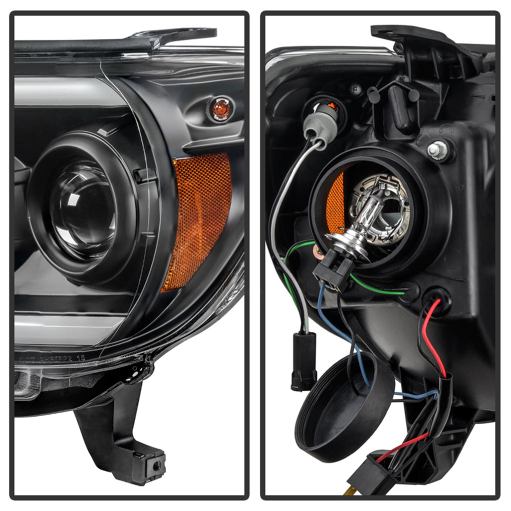 Spyder Auto 5081711 DRL Projector Headlights for Select Toyota Tacoma