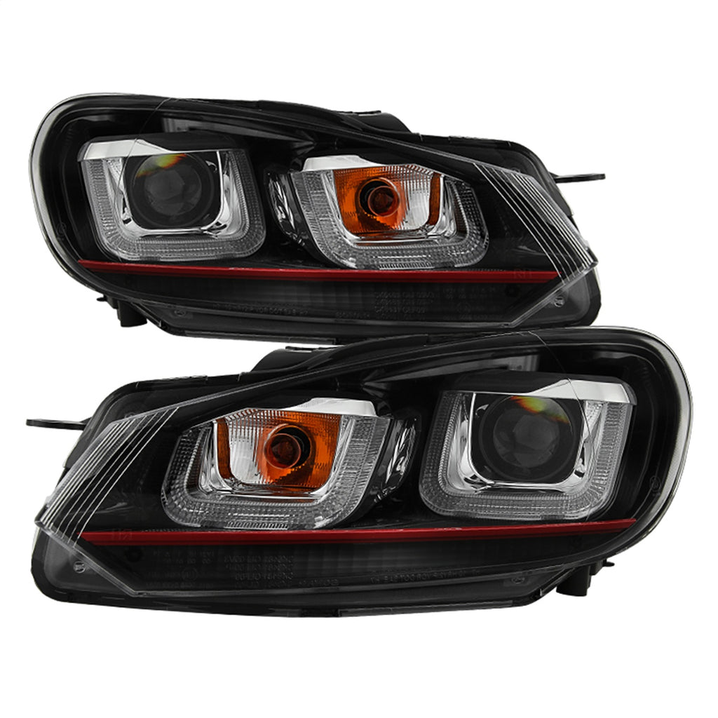 Spyder Auto 5082046 Halo Projector Headlights for Select Volkswagen GTI, Volkswagen Golf, Volkswagen Golf R