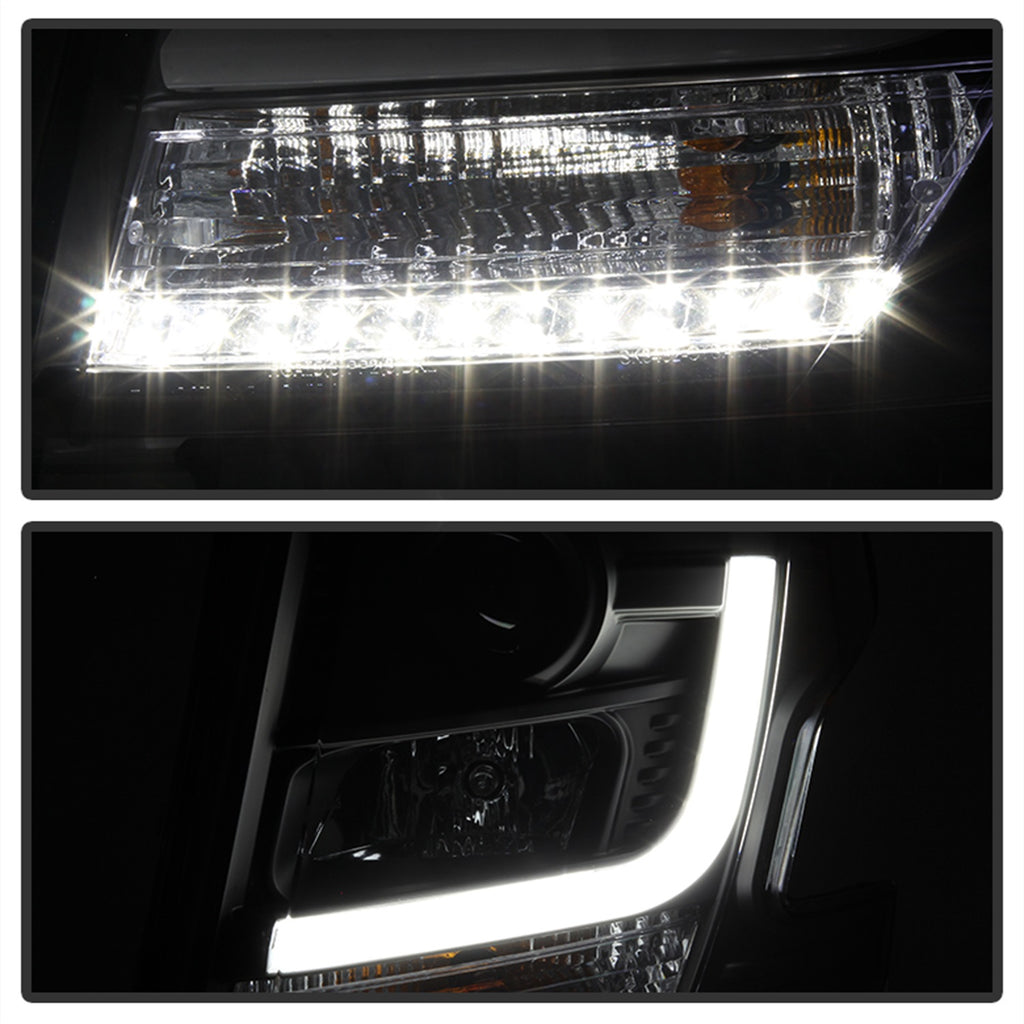 Spyder Auto 5082541 DRL LED Projector Headlights for Select Chevrolet Suburban, Chevrolet Suburban HD, Chevrolet Tahoe