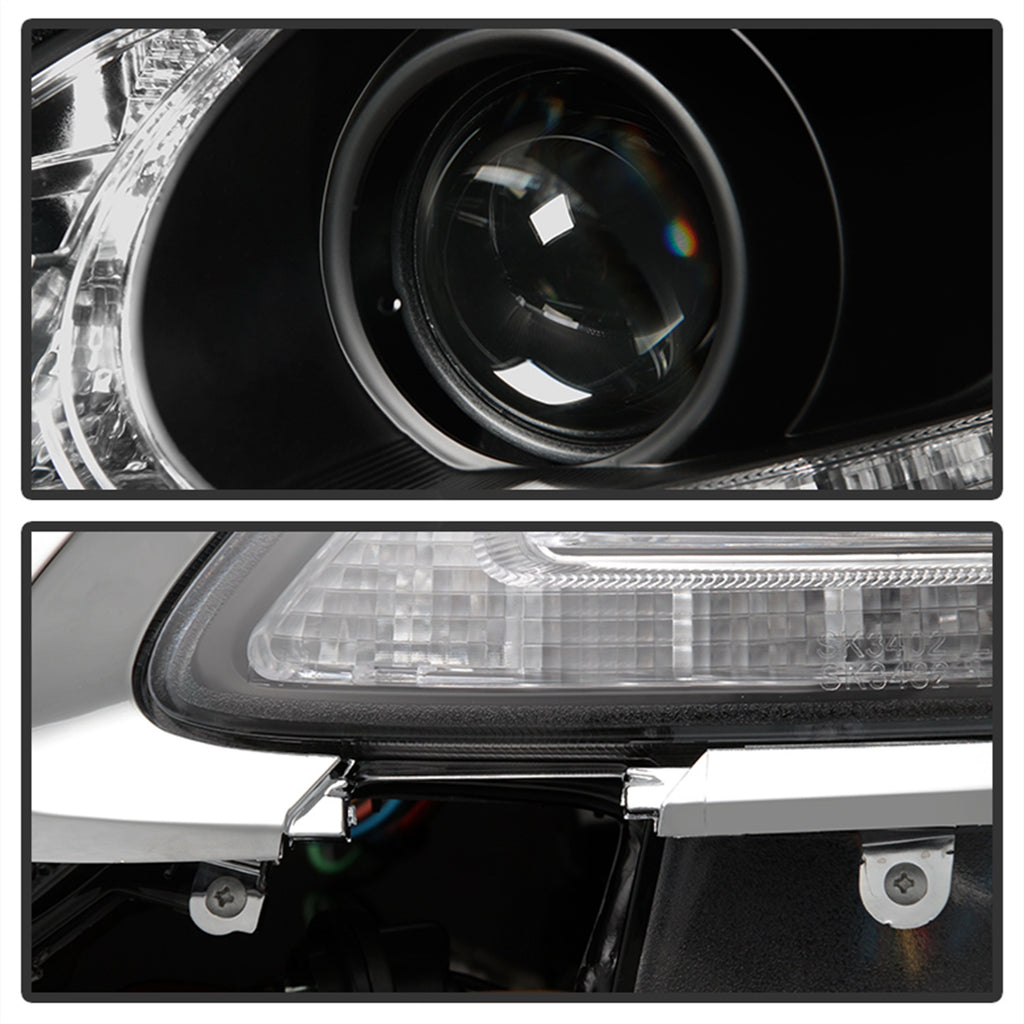 Spyder Auto 5082800 DRL LED Projector Headlights for Select Lexus GS300, Lexus GS350, Lexus GS450h, Lexus GS460