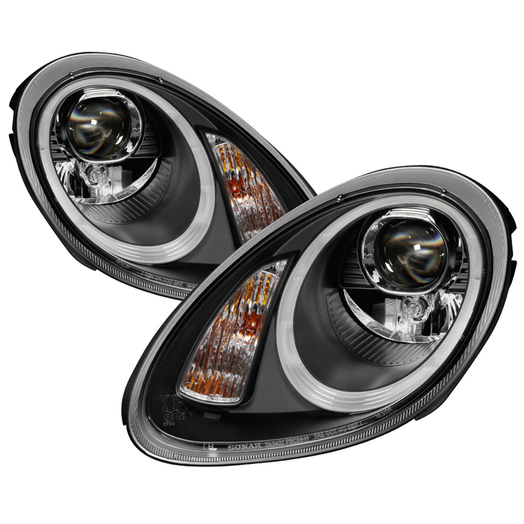 Spyder Auto 5083210 DRL Projector Headlights for Select Porsche Boxster