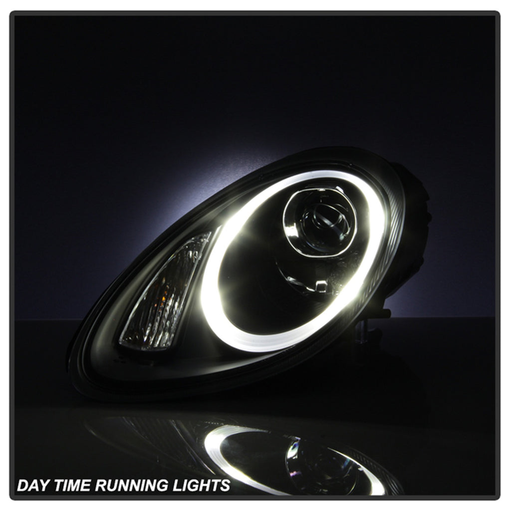 Spyder Auto 5083210 DRL Projector Headlights for Select Porsche Boxster