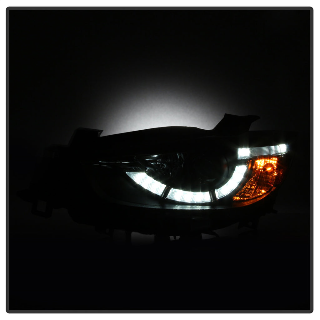 Spyder Auto 5083319 DRL LED Projector Headlights for Select Mazda CX-5, Mazda CX-9