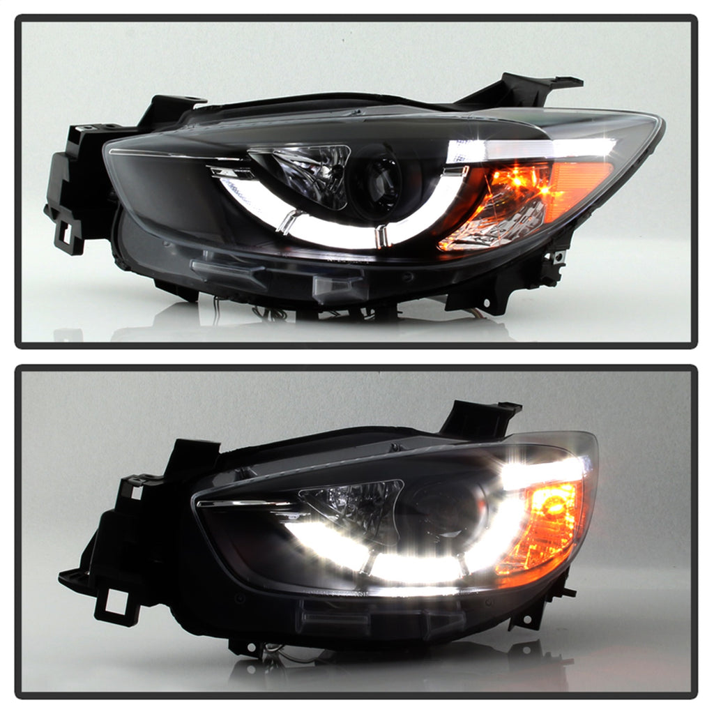 Spyder Auto 5083319 DRL LED Projector Headlights for Select Mazda CX-5, Mazda CX-9
