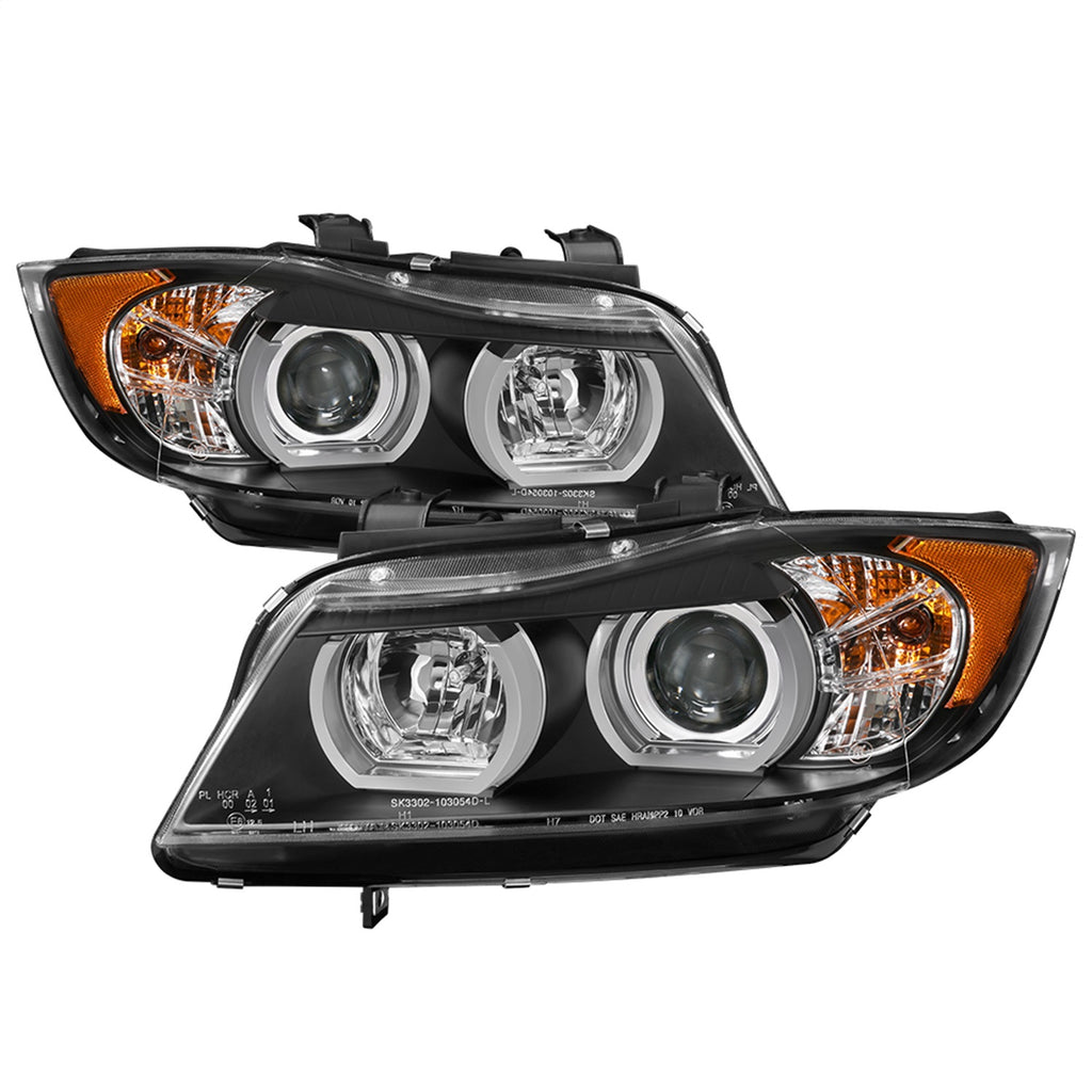 Spyder Auto 5083432 LBDRL Projector Headlights for Select BMW 323i, BMW 325i, BMW 325xi, BMW 328i, BMW 328xi, BMW 330i, BMW 330xi, BMW 335i, BMW 335xi, BMW M3