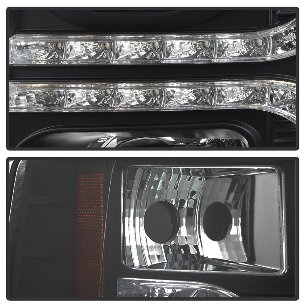 Spyder Auto 5083524 DRL LED Projector Headlights for Select Chevrolet Silverado 1500, Chevrolet Silverado HD, Chevrolet Silverado HD