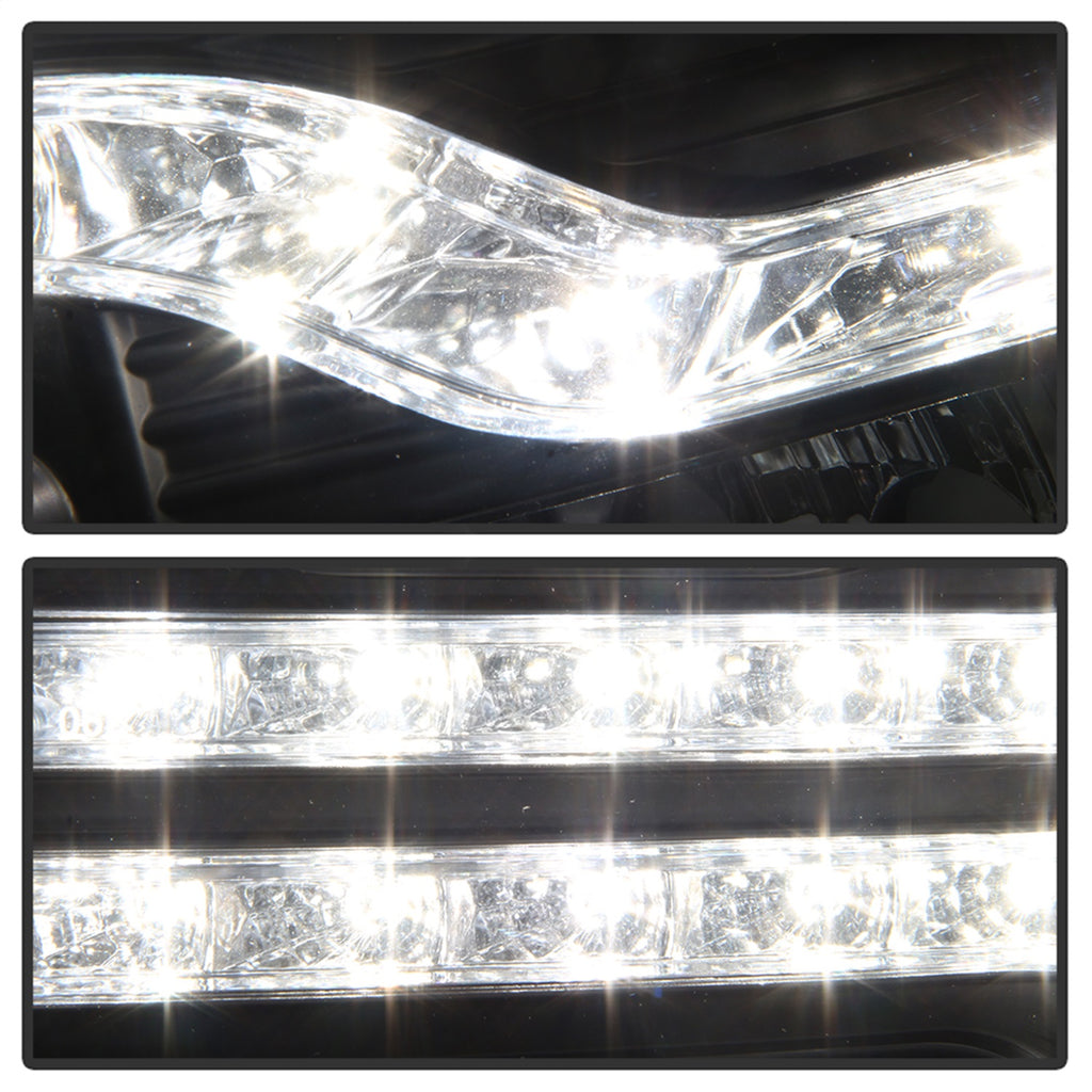 Spyder Auto 5083524 DRL LED Projector Headlights for Select Chevrolet Silverado 1500, Chevrolet Silverado HD, Chevrolet Silverado HD
