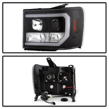 Load image into Gallery viewer, Spyder Auto 5083630 Light Bar DRL LED Projector Headlights for Select GMC Sierra 1500, GMC Sierra HD, GMC Sierra HD