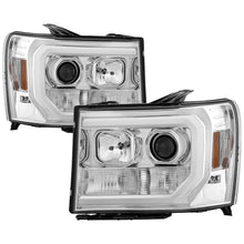 Load image into Gallery viewer, Spyder Auto 5083647 Light Bar DRL LED Projector Headlights for Select GMC Sierra 1500, GMC Sierra HD, GMC Sierra HD