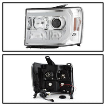 Load image into Gallery viewer, Spyder Auto 5083647 Light Bar DRL LED Projector Headlights for Select GMC Sierra 1500, GMC Sierra HD, GMC Sierra HD