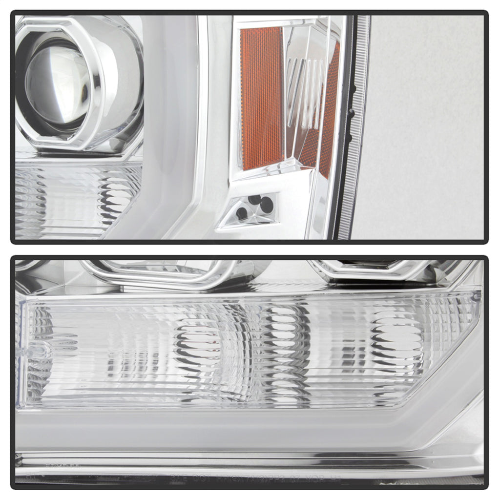Spyder Auto 5083647 Light Bar DRL LED Projector Headlights for Select GMC Sierra 1500, GMC Sierra HD, GMC Sierra HD