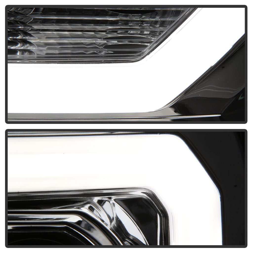 Spyder Auto 5083647 Light Bar DRL LED Projector Headlights for Select GMC Sierra 1500, GMC Sierra HD, GMC Sierra HD