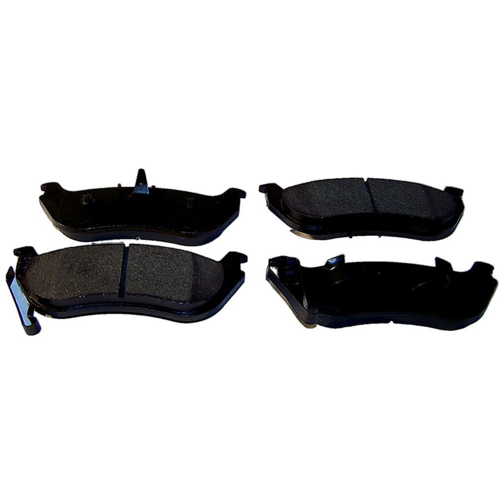 Crown Automotive Jeep Replacement 5083882TI Rear Brake Pad Set for 2003-2007 Jeep KJ Liberty for Select Jeep Liberty