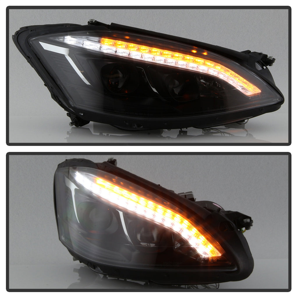 Spyder Auto 5083890 DRL LED Projector Headlights for Select Mercedes-Benz S450, Mercedes-Benz S550, Mercedes-Benz S600