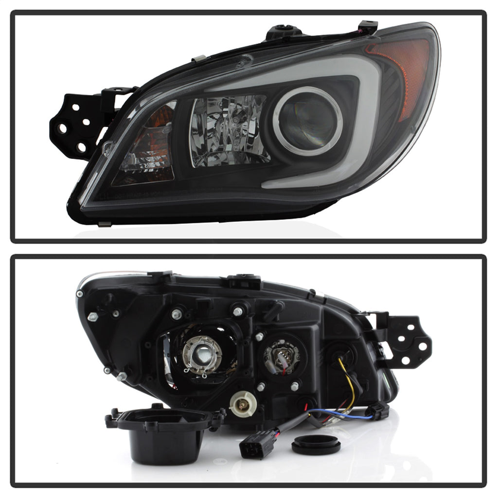 Spyder Auto 5083913 DRL LED Projector Headlights for Select Subaru Impreza