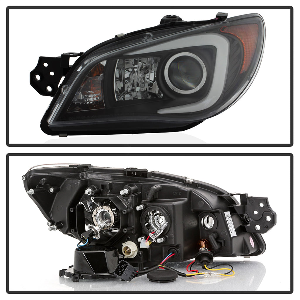 Spyder Auto 5083920 Halo DRL LED Projector Headlight for Select Subaru Impreza