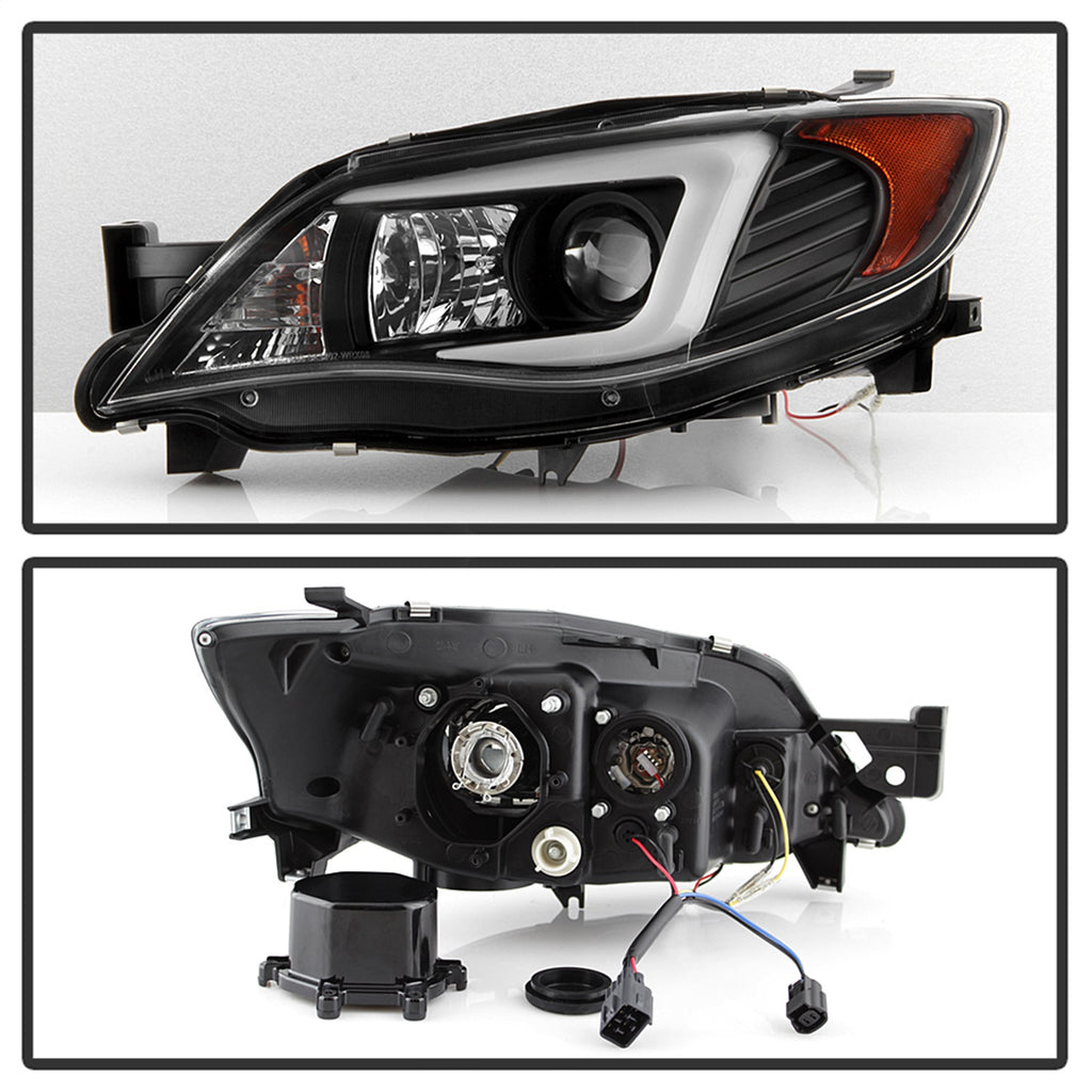 Spyder Auto 5083937 DRL LED Projector Headlights for Select Subaru Impreza