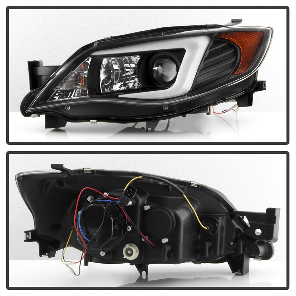 Spyder Auto 5083944 Halo DRL LED Projector Headlight for Select Subaru Impreza