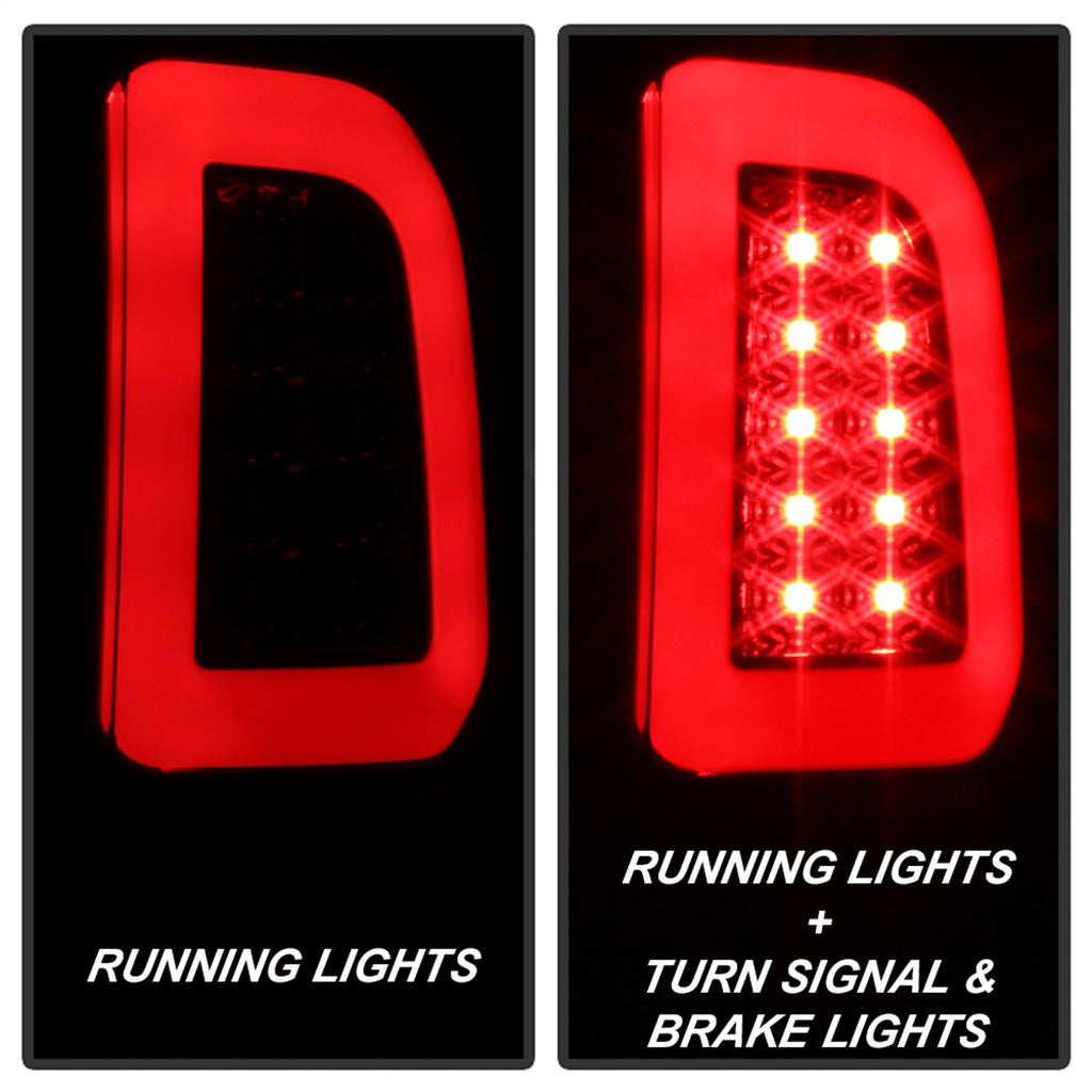 Spyder Auto 5084248 Light Bar LED Tail Lights for Select Ford F-150, Ford F-150 Heritage, Ford F-250, Ford F-250 Super Duty, Ford F-350 Super Duty, Ford F-450 Super Duty, Ford F-550 Super Duty